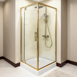 Душевая кабина LiniaH2O Teona New 900x900x1850 (Gold) Thumb