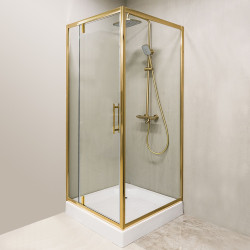 Душевая кабина LiniaH2O Teona New 900x900x1850 (Gold) Thumb