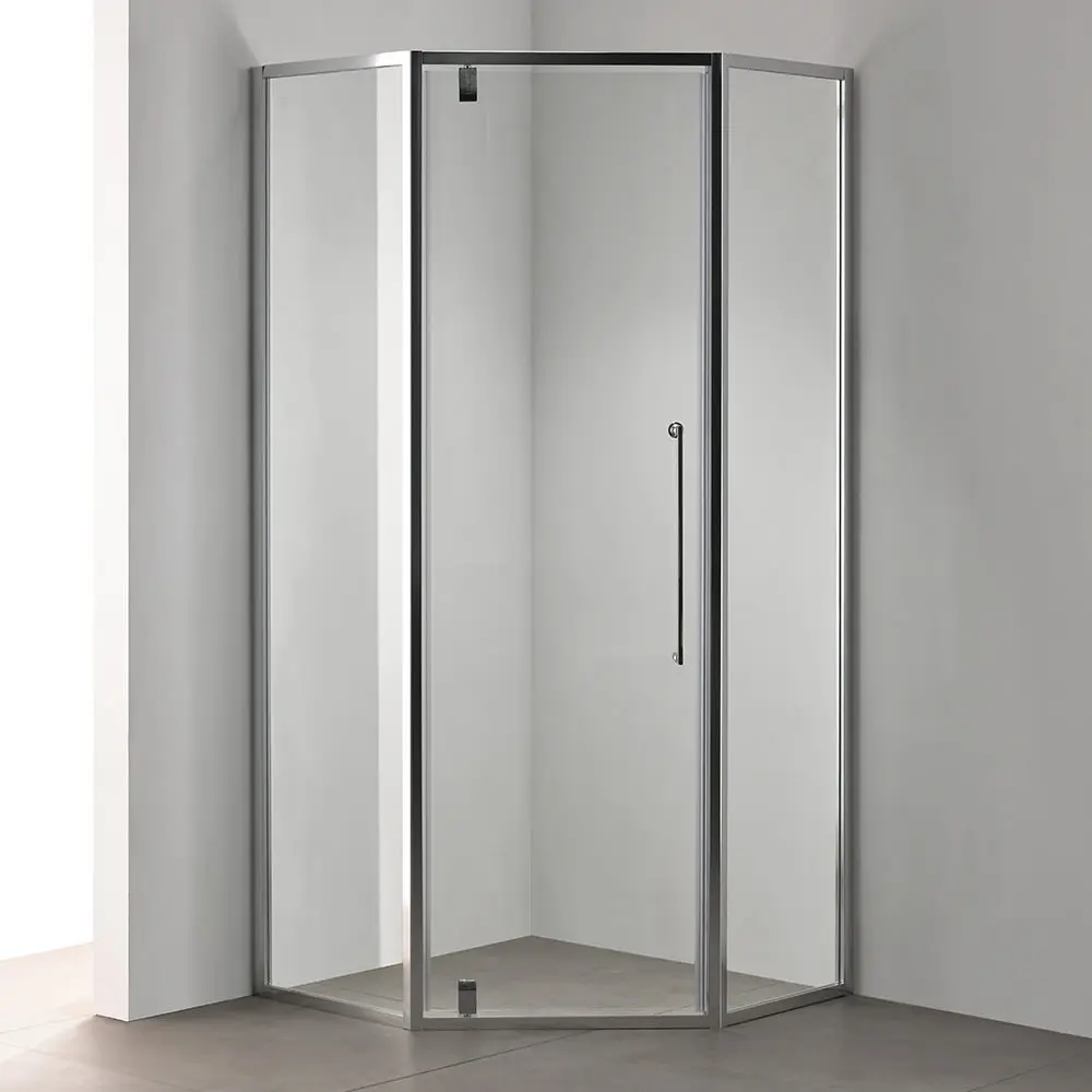 Cabina de dus cu panou de dus LiniaH2O Calabria 90x90 + Fala Steely 2 75981 (Chrome/Inox)