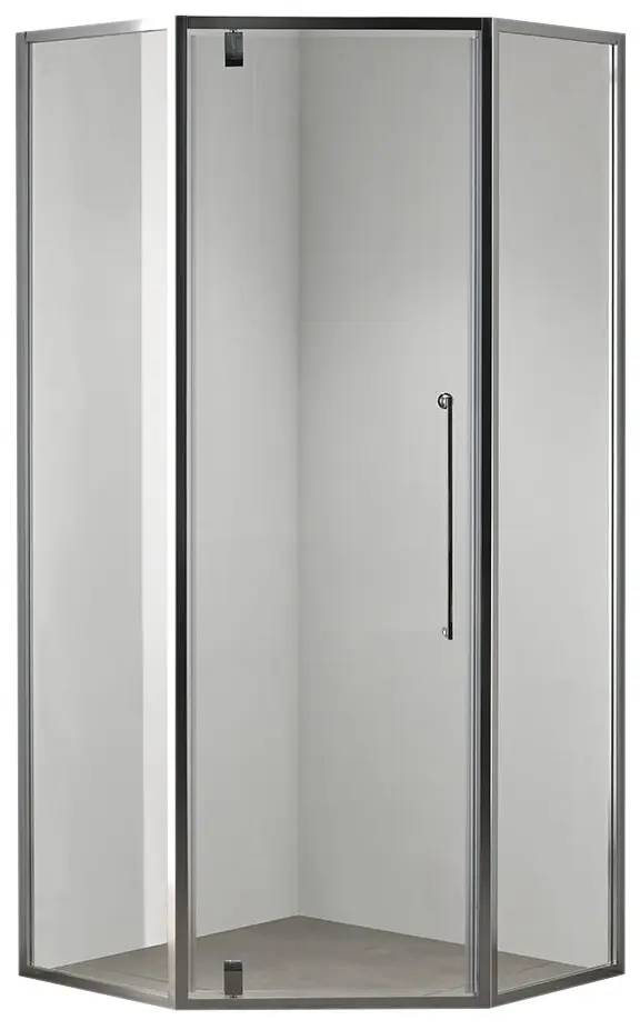 Cabina de dus cu panou de dus LiniaH2O Calabria 90x90 + Fala Steely 2 75981 (Chrome/Inox)