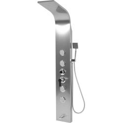 Cabina de dus cu panou de dus LiniaH2O Granta 1000x1000 + Fala Steely 2 75981 (Chrome/Inox) Thumb