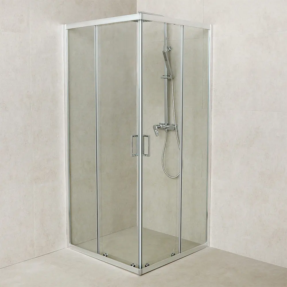 Cabina de dus cu panou de dus LiniaH2O Granta 1000x1000 + Fala Steely 2 75981 (Chrome/Inox)