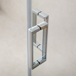 Cabina de dus cu panou de dus LiniaH2O Granta 1000x1000 + Fala Steely 2 75981 (Chrome/Inox) Thumb