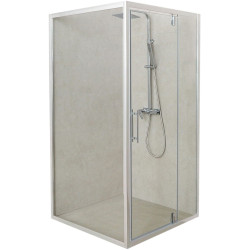 Cabina de dus cu panou de dus LiniaH2O Trend New 190x100 + Fala Steely 2 75981 (Chrome/Inox) Thumb