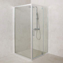Cabina de dus cu panou de dus LiniaH2O Trend New 190x100 + Fala Steely 2 75981 (Chrome/Inox) Thumb