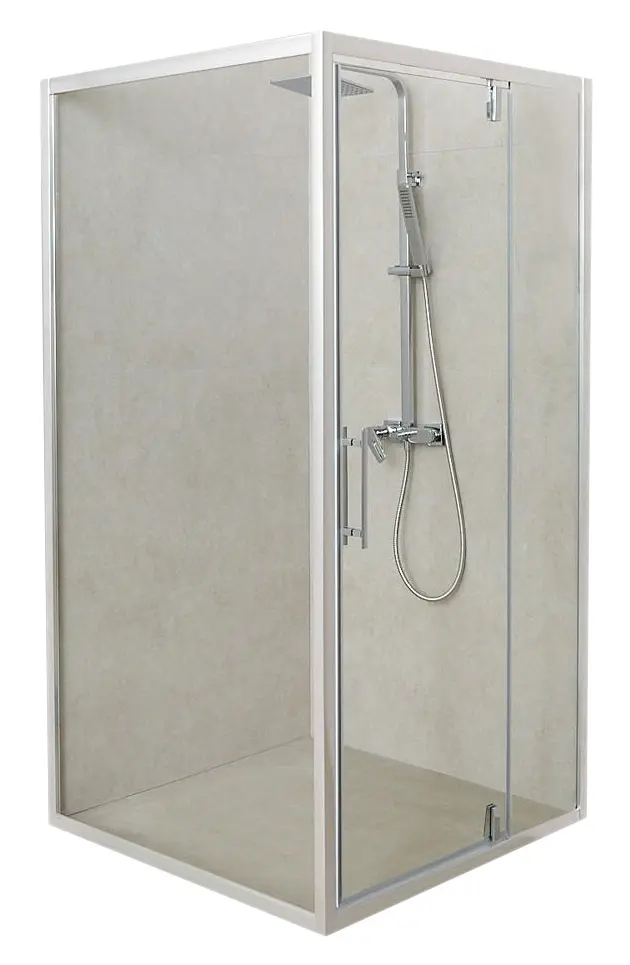 Cabina de dus cu panou de dus LiniaH2O Trend New 90x90 + Fala Steely 2 75981 (Chrome/Inox)