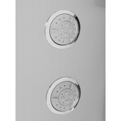 Cabina de dus cu panou de dus LiniaH2O Trend New 90x90 + Fala Steely 2 75981 (Chrome/Inox) Thumb