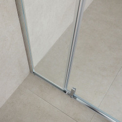 Cabina de dus cu panou de dus LiniaH2O Trend New 90x90 + Fala Steely 2 75981 (Chrome/Inox) Thumb