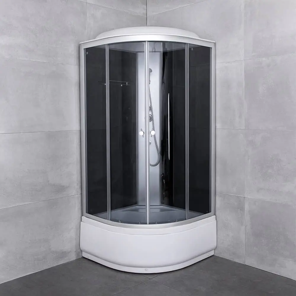 Cabina de dus inchisa LiniaH2O Delia 100x100/40 (Silver)