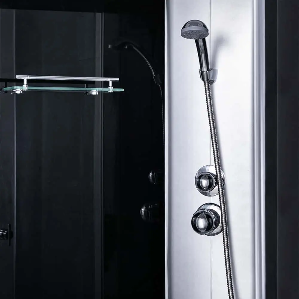 Cabina de dus inchisa LiniaH2O Delia 100x100/40 (Silver)