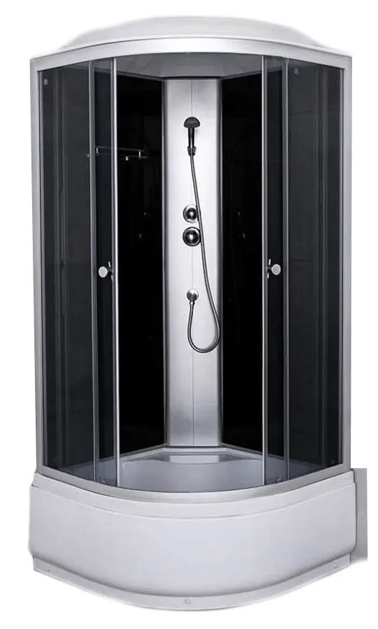 Cabina de dus inchisa LiniaH2O Delia 100x100/40 (Silver)