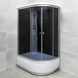 Cabina de dus inchisa LiniaH2O Delia 120x80/40 Left (Silver) Thumb