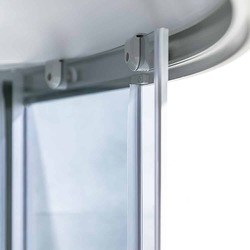 Cabina de dus inchisa LiniaH2O Delia 120x80/40 Left (Silver) Thumb