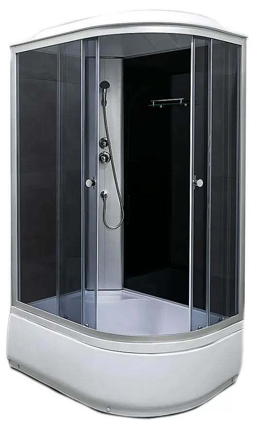 Cabina de dus inchisa LiniaH2O Delia 120x80/40 Left (Silver)