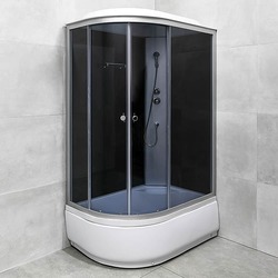 Cabina de dus inchisa LiniaH2O Delia 120x80/40 Right (Silver) Thumb