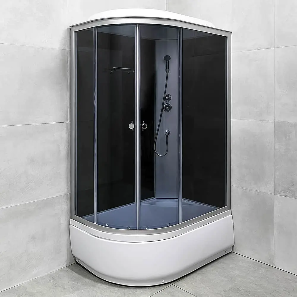 Cabina de dus inchisa LiniaH2O Delia 120x80/40 Right (Silver)