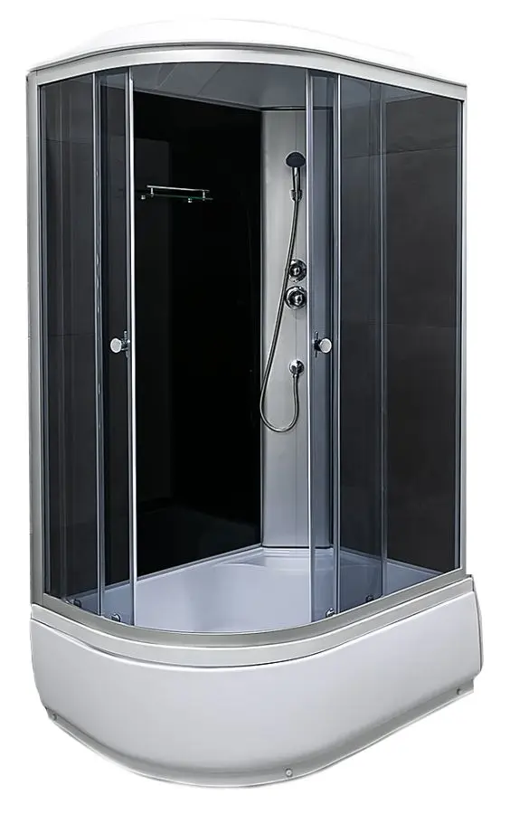 Cabina de dus inchisa LiniaH2O Delia 120x80/40 Right (Silver)