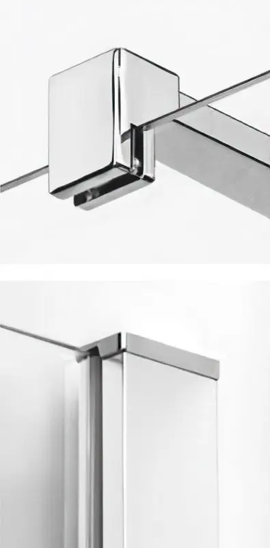 Душевая перегородка New Trendy Velio D-0134B 90x200 (Chrome) - 2
