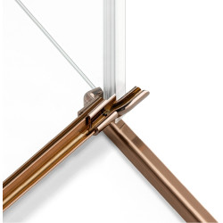 Душевая кабина New Trendy Avexa 90x80x200 (Copper Brushed) Thumb