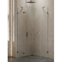 Душевая кабина New Trendy Avexa 90x90x200 (Gunmetal Brushed)