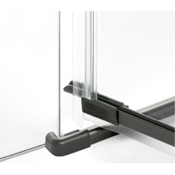 Душевая кабина New Trendy Avexa 90x90x200 (Gunmetal Brushed) Thumb