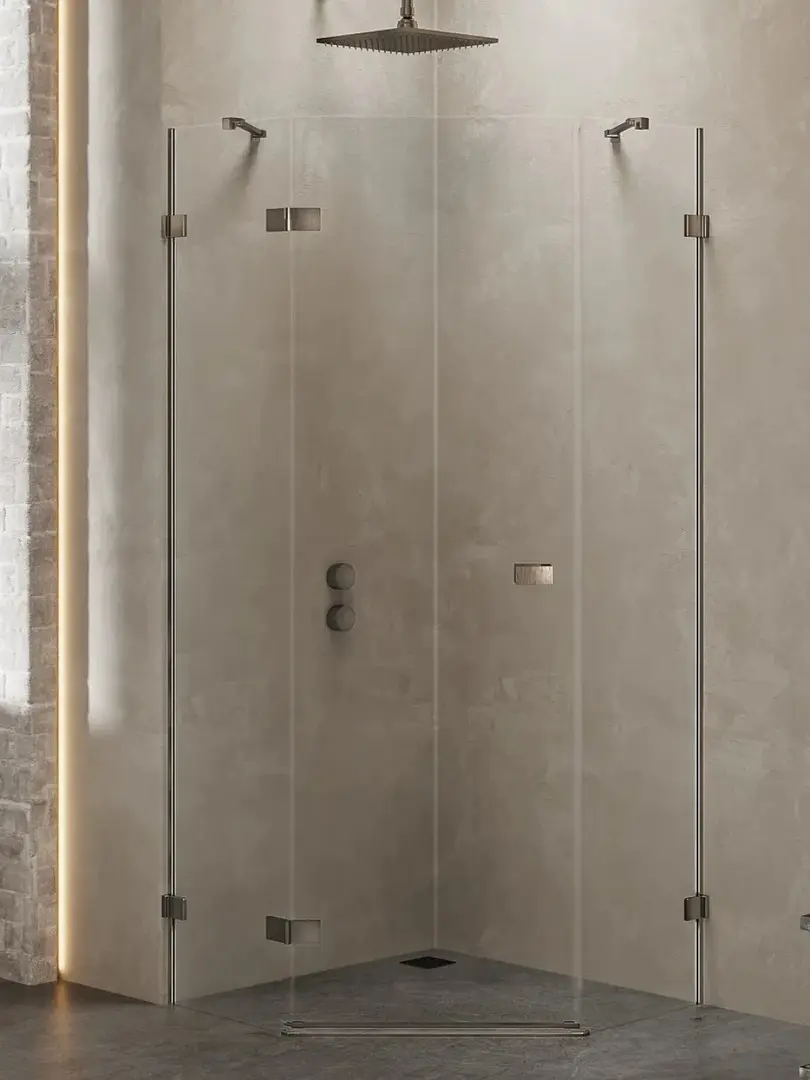 Душевая кабина New Trendy Avexa 90x90x200 (Gunmetal Brushed)
