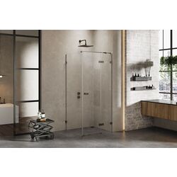 Душевая кабина New Trendy Avexa EXK-3356 90x90 Right (Brushed Gunmetal) Thumb