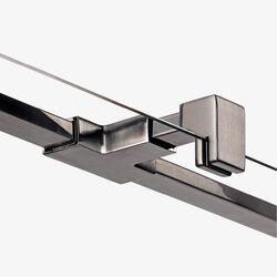 Душевая кабина New Trendy Avexa EXK-3356 90x90 Right (Brushed Gunmetal) Thumb