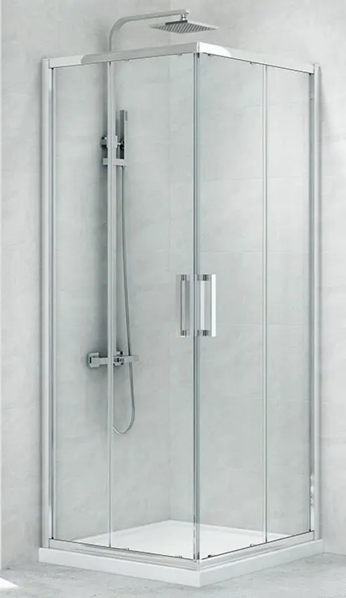 Душевая кабина New Trendy New Praktic K-0490 80x90 (Chrome)