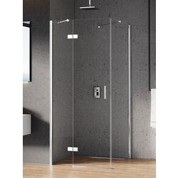 Душевая кабина New Trendy New Renoma D-0117A/D-0084B 120x90 Left (Chrome)