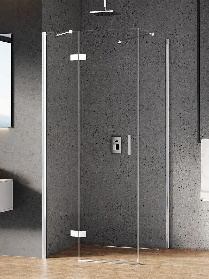 Душевая кабина New Trendy New Renoma D-0117A/D-0084B 120x90 Left (Chrome)