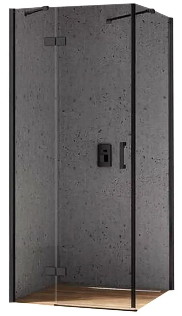 Душевая кабина New Trendy New Renoma D-0203A/D-0111B 90x90 Left (Black)