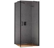 Душевая кабина New Trendy New Renoma D-0204A/D-0111B 90x90 Right (Black)