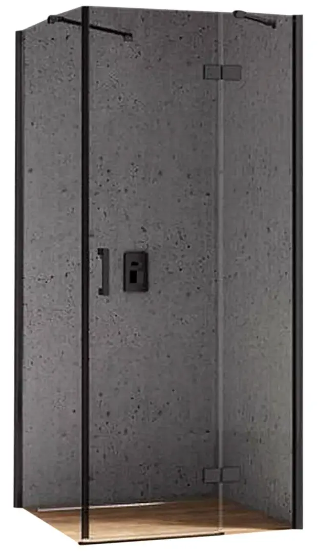 Душевая кабина New Trendy New Renoma D-0204A/D-0111B 90x90 Right (Black)