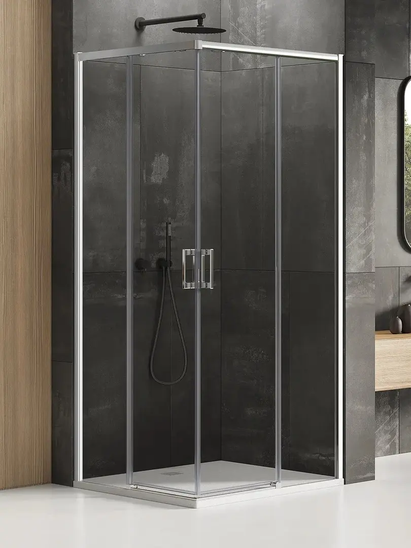 Душевая кабина New Trendy Prime D-0296A/D-0297A 90x90x200 (Silver)