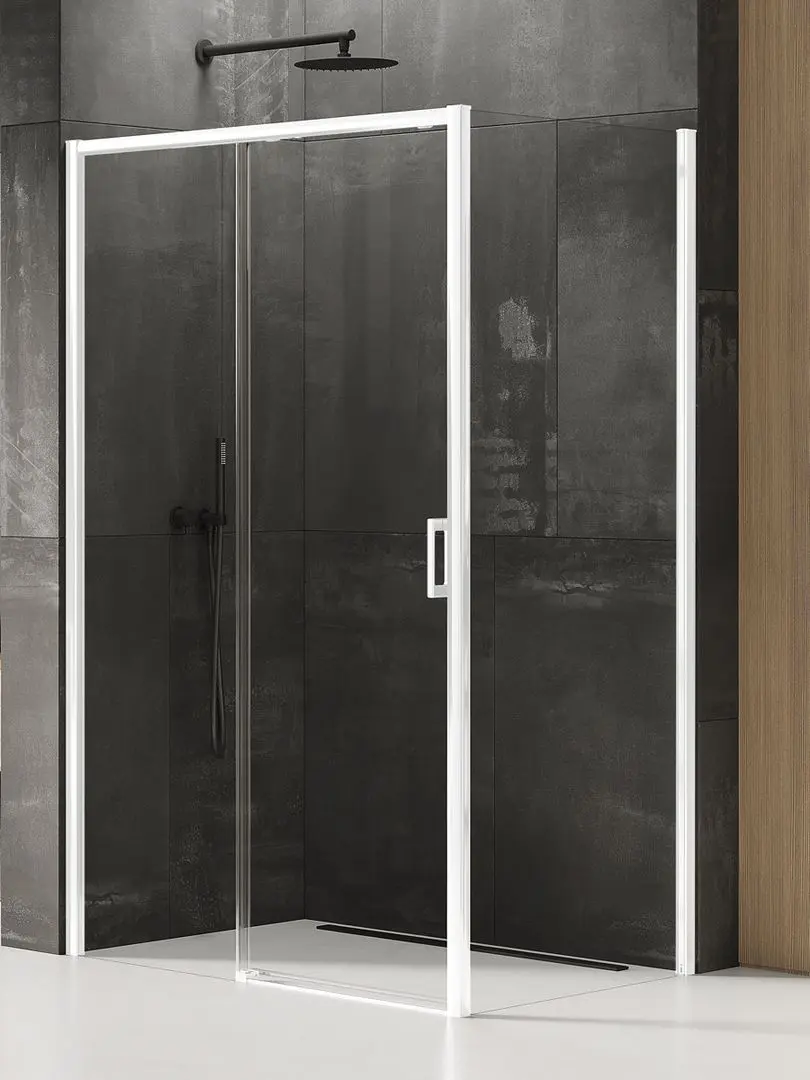 Душевая кабина New Trendy Prime D-0400A/D-0219B 100x80 Left (White)