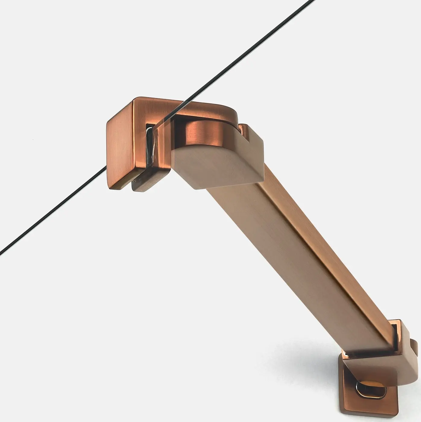 Cabina de dus New Trendy Soleo K-1990 100x80x195 (Copper Brushed) - 4