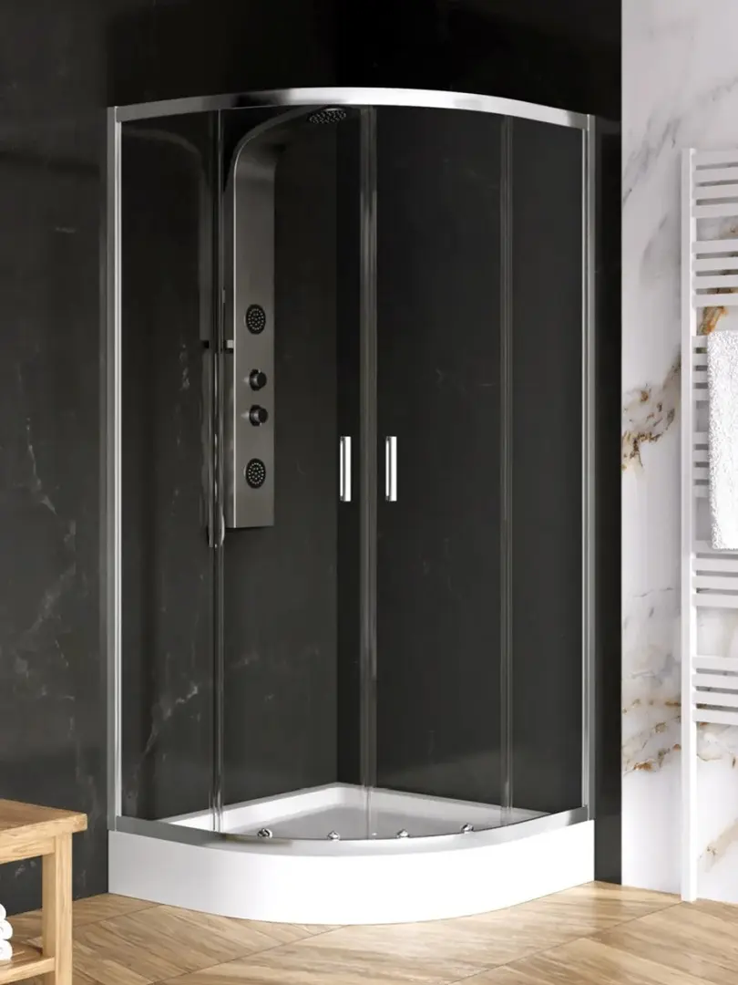 Душевая кабина New Trendy Suvia ZS-0034 90x90x206 (Chrome)
