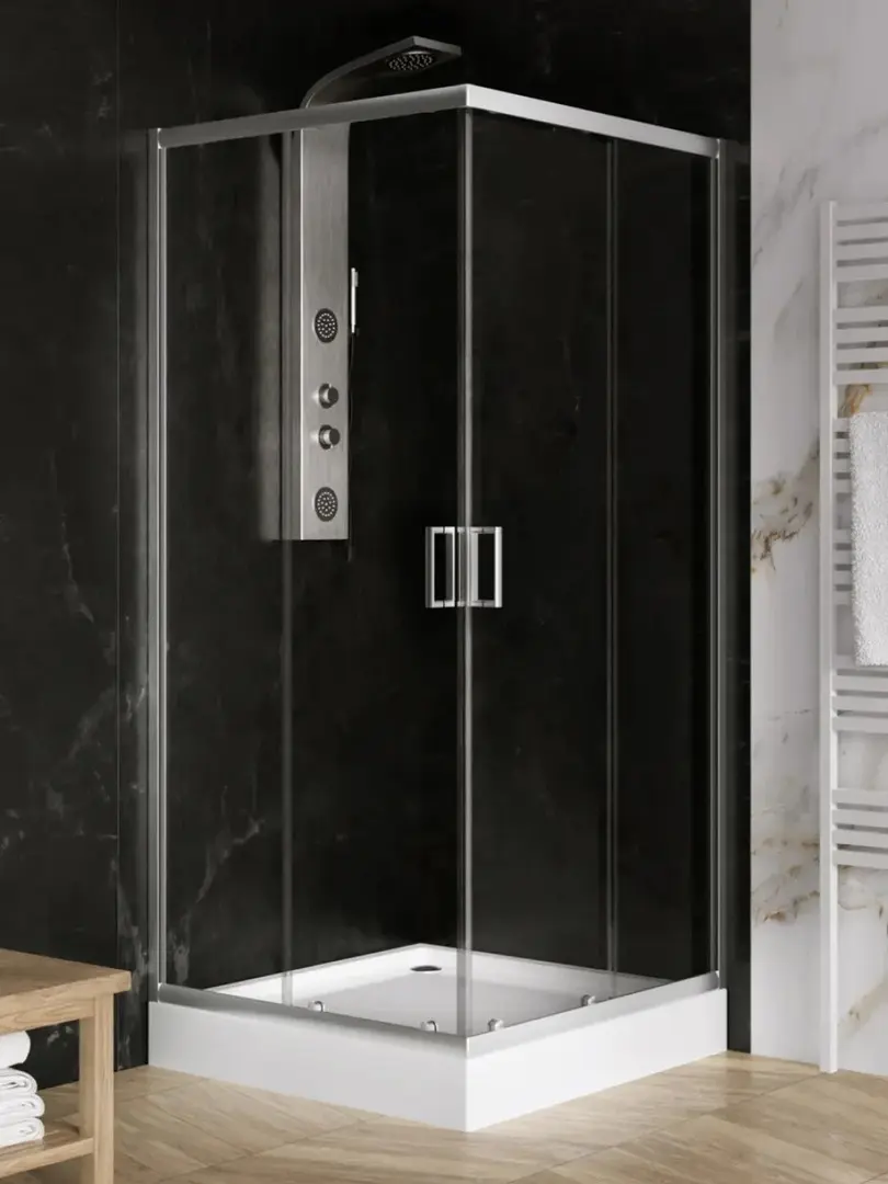 Душевая кабина New Trendy Suvia ZS-0035 80x80x206 (Chrome)