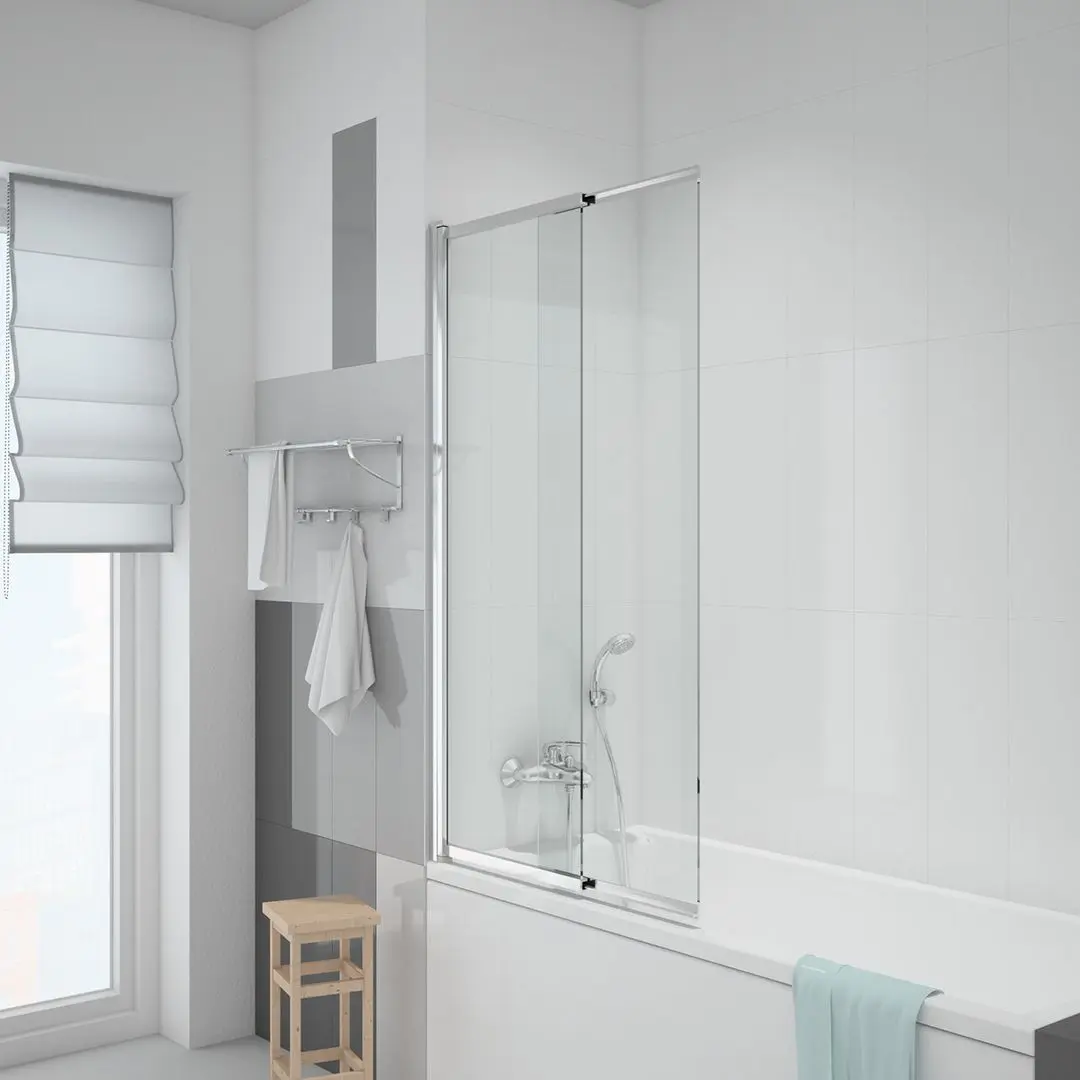 Paravan pentru cada New Trendy Sensi P-0037 85x150 (Chrome)