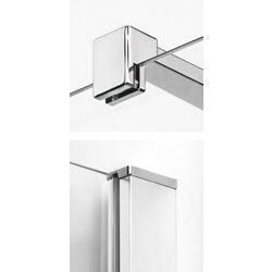 Перегородка New Trendy Velio D-0135B 100x200 (Chrome) Thumb