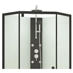 Cabina de dus 85x85x225 (Black/White) Thumb