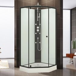 Cabina de dus 85x85x225 (Black/White) Thumb