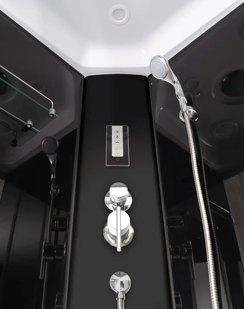 Душевой бокс с гидромассажем Sanotechnik 101512640 90x90 (Black)