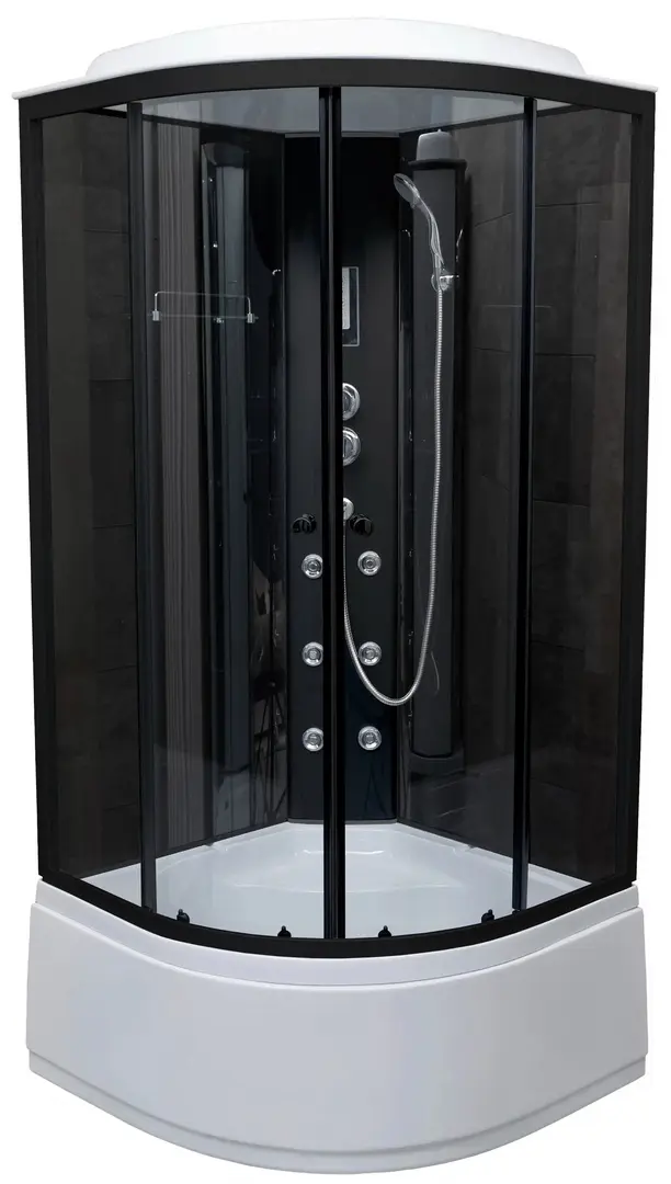 Душевой бокс с гидромассажем Sanotechnik 101512640 90x90 (Black)