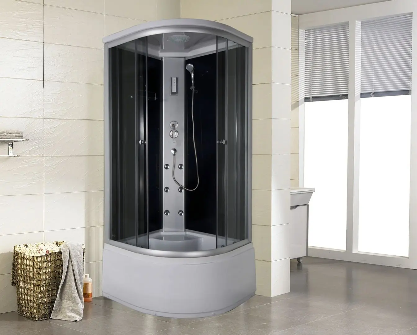 Душевой бокс Sanotechnik Selena 90x90 (Chrome)