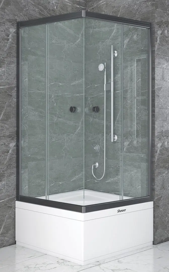 Cabina de dus Shower Neptune NP1019 100x100 (Black)
