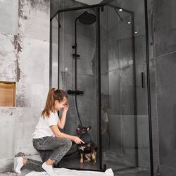 Cabina de dus Stream Alameda 200x90 (Black Matte) Thumb