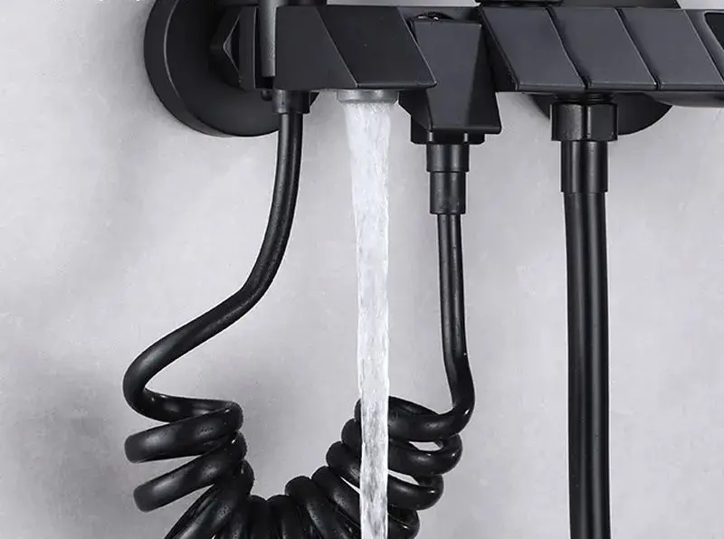 Set de dus Art Flame Orfei 8002 (Black Matte)