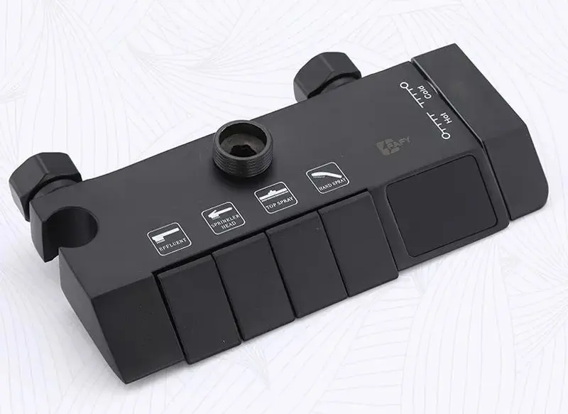 Set de dus Art Flame Orfei 8002 (Black Matte)